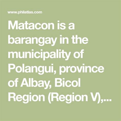 Polangui, Albay Profile – PhilAtlas.